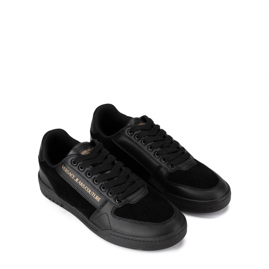 VERSACE JEANS Мъжки черни кецове - изглед 2 - Pepina VERSACE JEANS Мъжки черни кецове - изглед 2