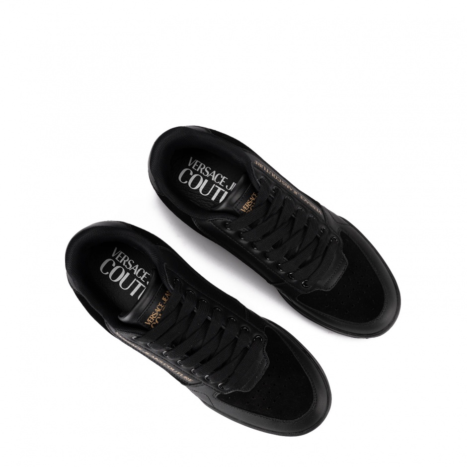 VERSACE JEANS Мъжки черни кецове - изглед 3 - Pepina VERSACE JEANS Мъжки черни кецове - изглед 3