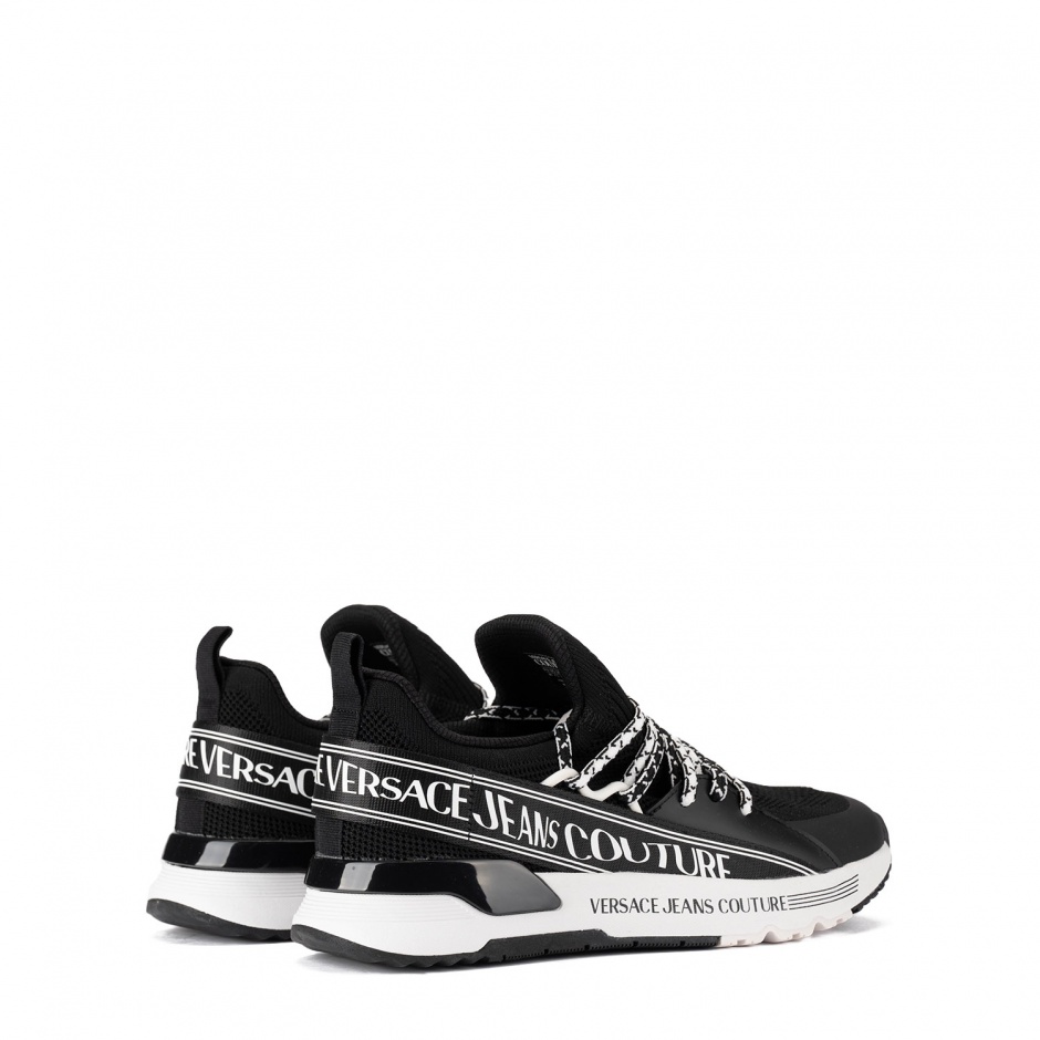 VERSACE JEANS Мъжки черни маратонки - изглед 4 - Pepina VERSACE JEANS Мъжки черни маратонки - изглед 4