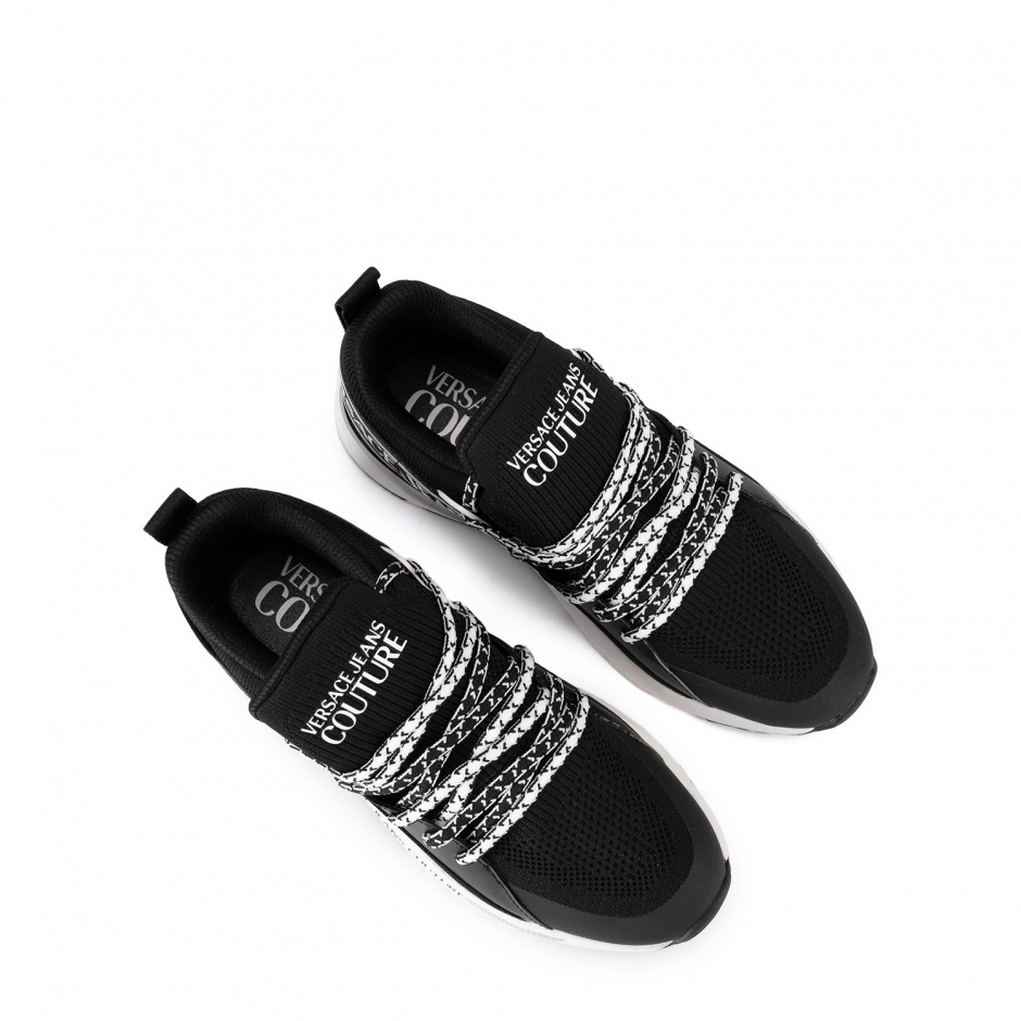 VERSACE JEANS Мъжки черни маратонки - изглед 3 - Pepina VERSACE JEANS Мъжки черни маратонки - изглед 3