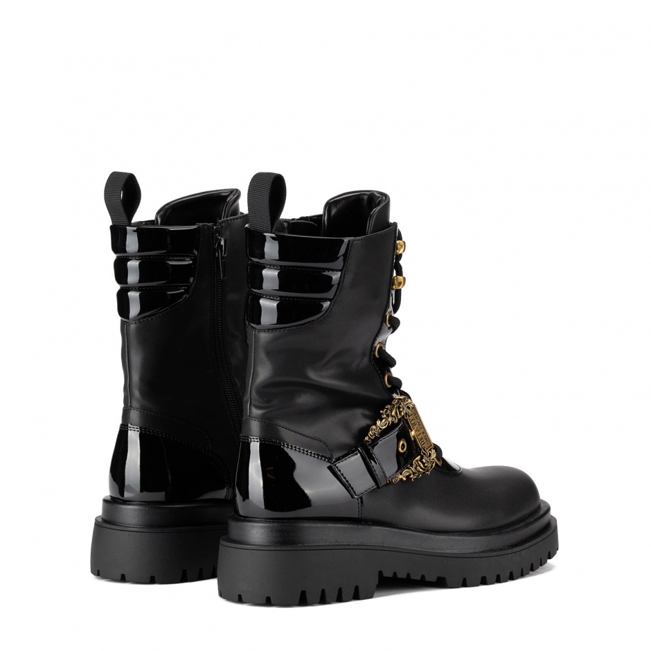 VERSACE JEANS Дамски черни боти - изглед 4 - Pepina VERSACE JEANS Дамски черни боти - изглед 4