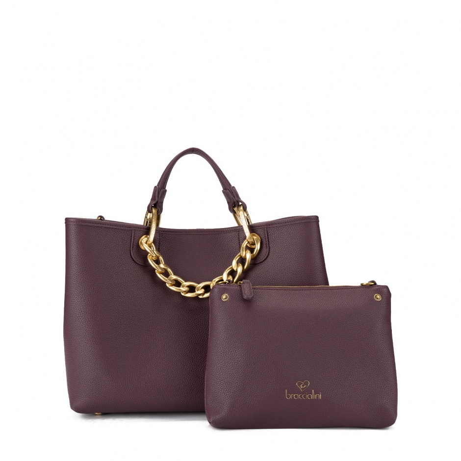 BRACCIALINI Дамска чанта бордо Beth Jewels - изглед 3
