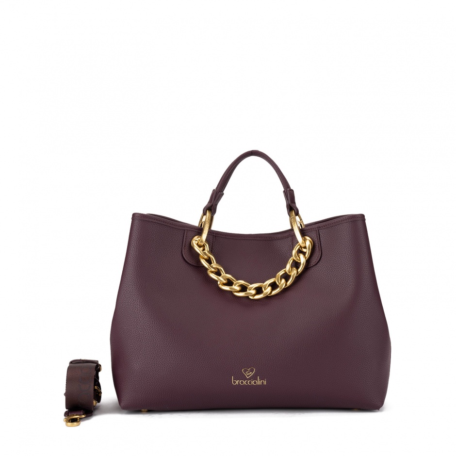 BRACCIALINI Дамска чанта бордо Beth Jewels - изглед 2