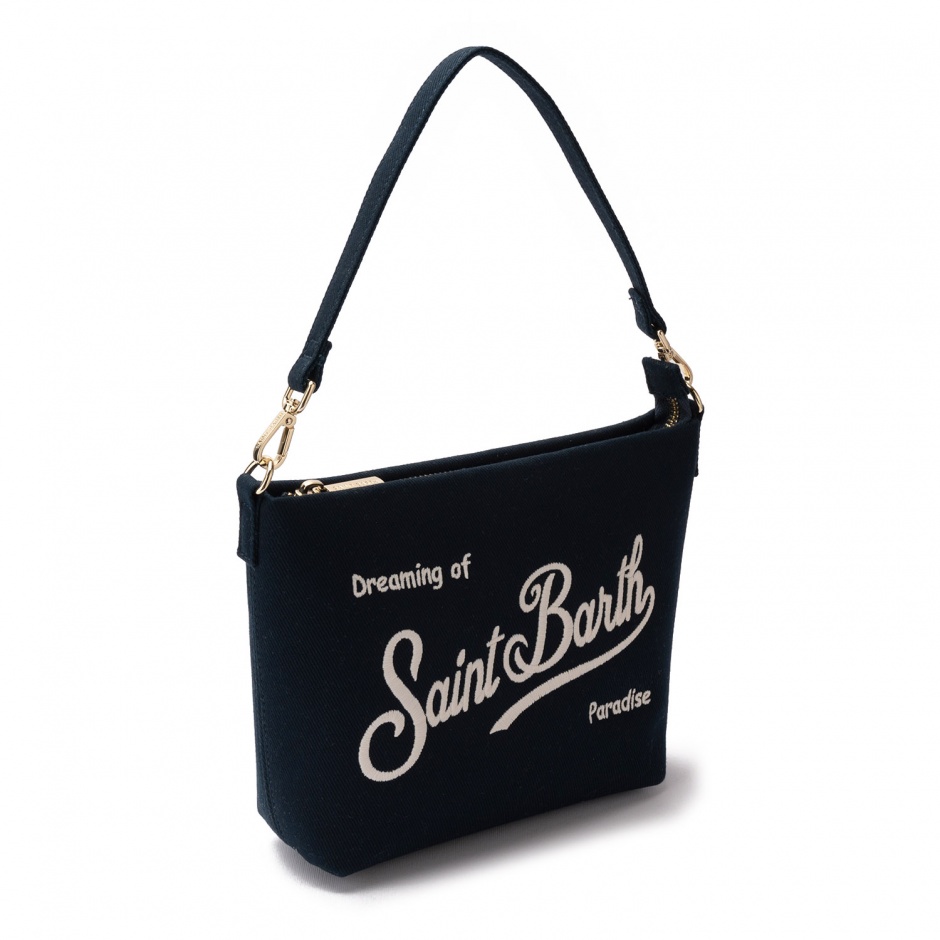 SAINT BARTH Дамска чанта от деним Aline bag - изглед 2