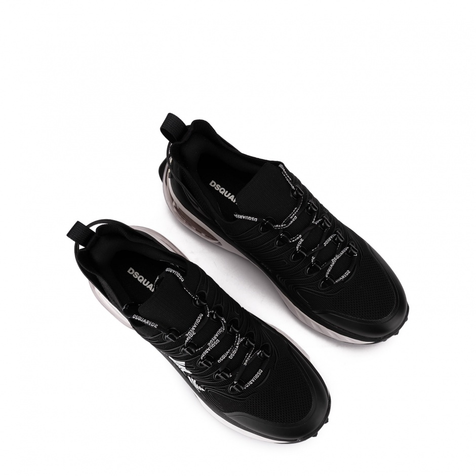 DSQUARED2 Мъжки черни маратонки Bubble - изглед 3 - Pepina DSQUARED2 Мъжки черни маратонки Bubble - изглед 3