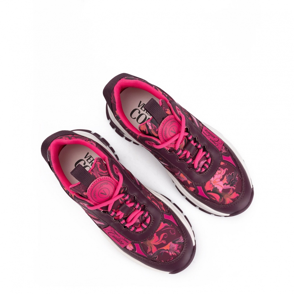 VERSACE JEANS Дамски розови маратонки - изглед 3 - Pepina VERSACE JEANS Дамски розови маратонки - изглед 3