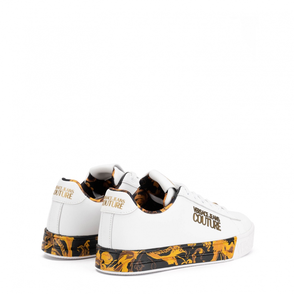 VERSACE JEANS Дамски бели кецове - изглед 4