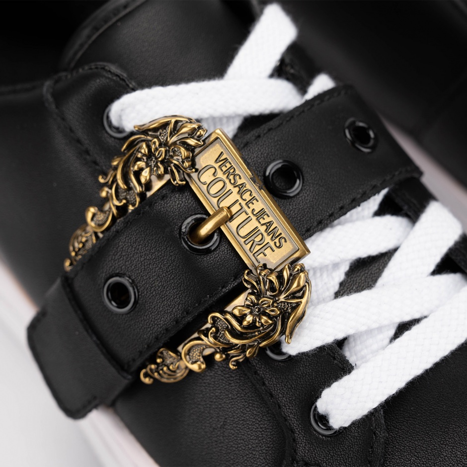 VERSACE JEANS Дамски черни кецове - изглед 3 - Pepina VERSACE JEANS Дамски черни кецове - изглед 3