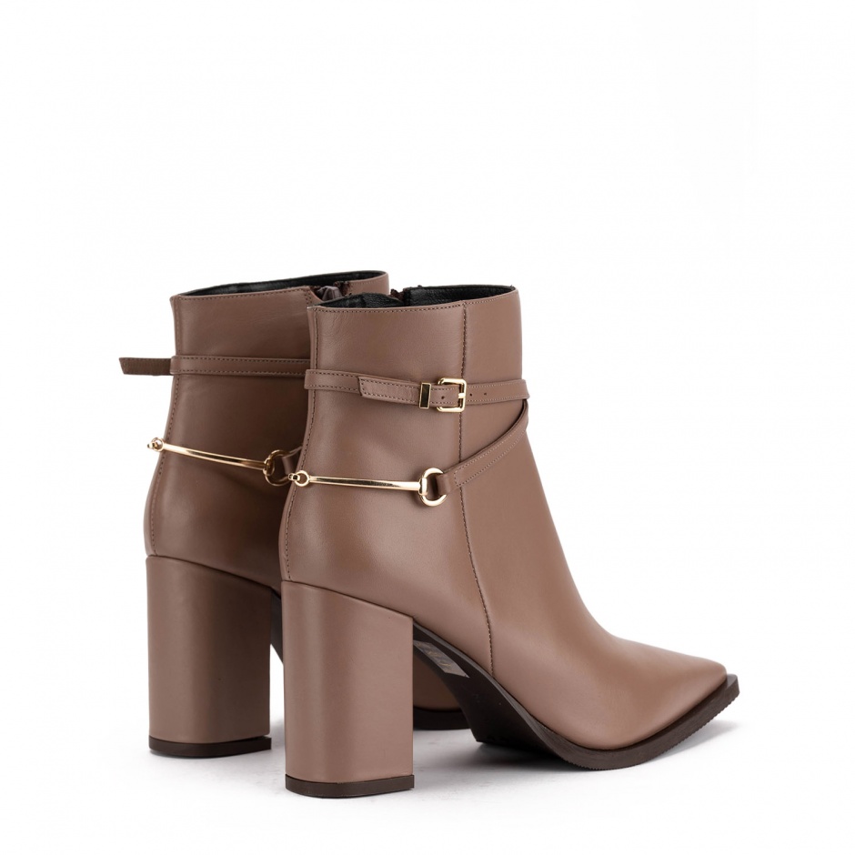 ALBANO Дамски бежови боти - изглед 3 - Pepina ALBANO Дамски бежови боти - изглед 3