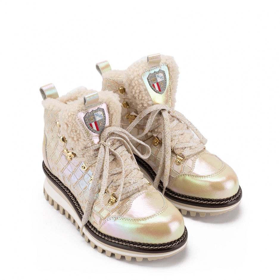 NEW ITALIA SHOES Дамски боти с вълна Erika - изглед 2