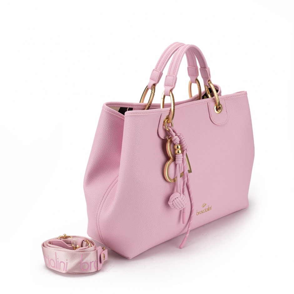 BRACCIALINI Дамска розова чанта Beth Jewels - изглед 2