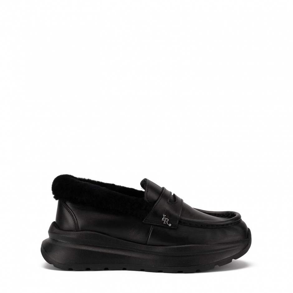 RENZONI Дамски мокасини с вълна - изглед 1