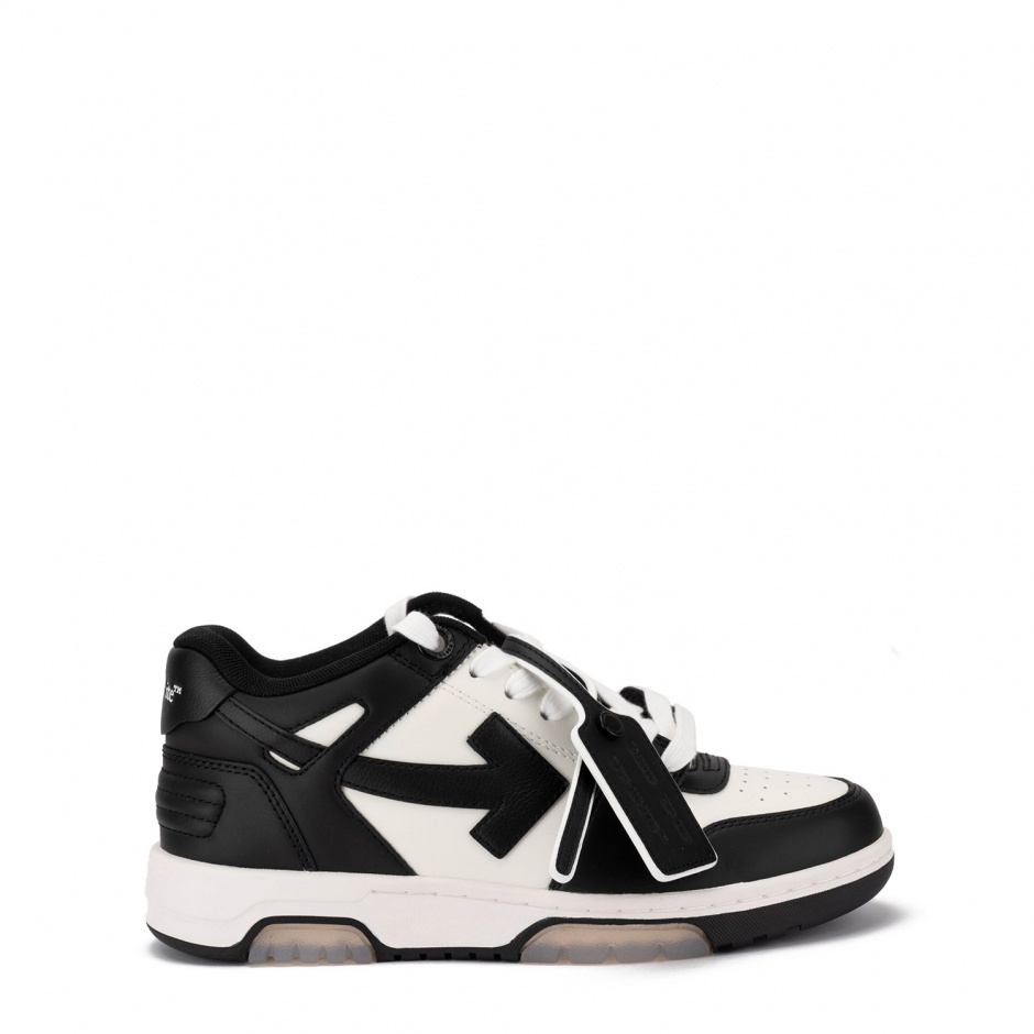 OFF-WHITE Дамски черни сникърси Out Of Office - изглед 1