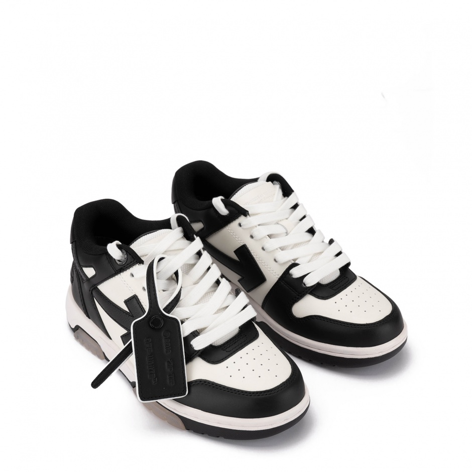 OFF-WHITE Мъжки черни сникърси Out Of Office - изглед 2