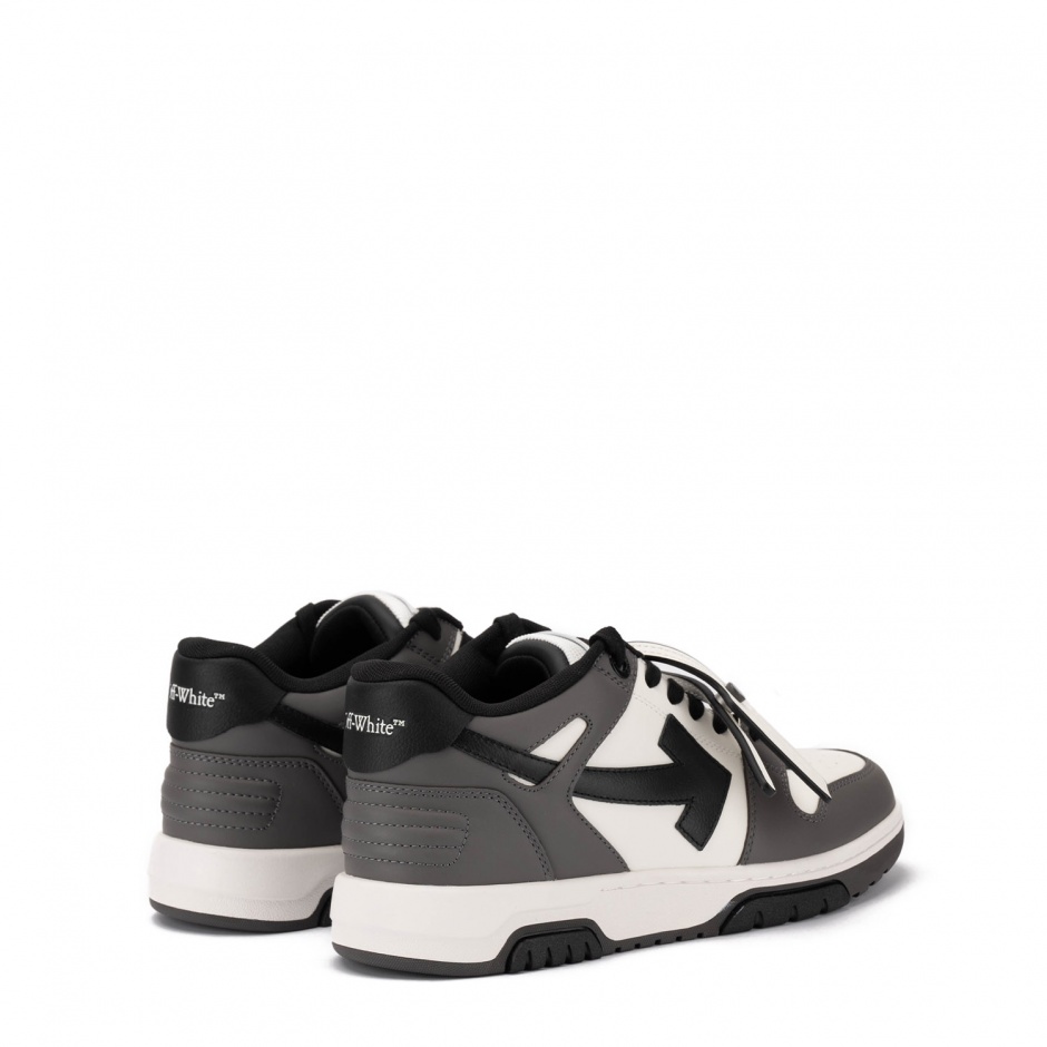 OFF-WHITE Мъжки сиви сникърси Out Of Office - изглед 4