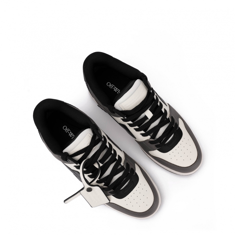 OFF-WHITE Мъжки сиви сникърси Out Of Office - изглед 3