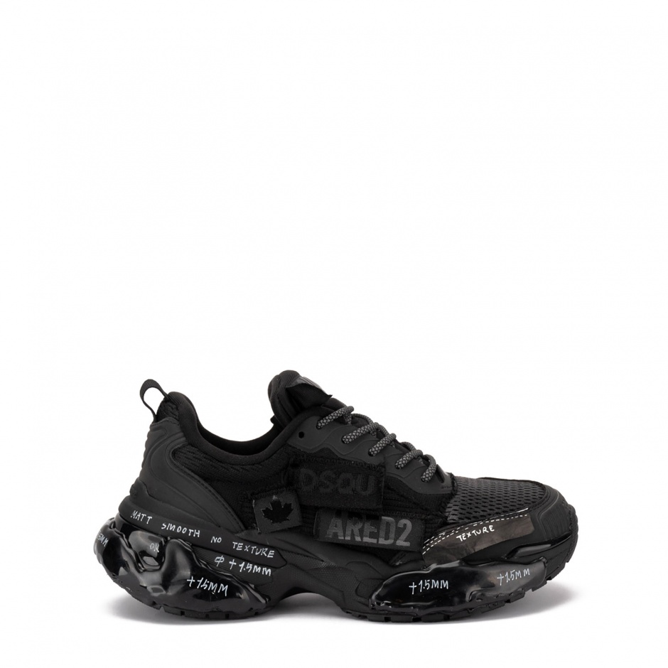 DSQUARED2 Мъжки черни маратонки Faster - изглед 1 - Pepina DSQUARED2 Мъжки черни маратонки Faster - изглед 1