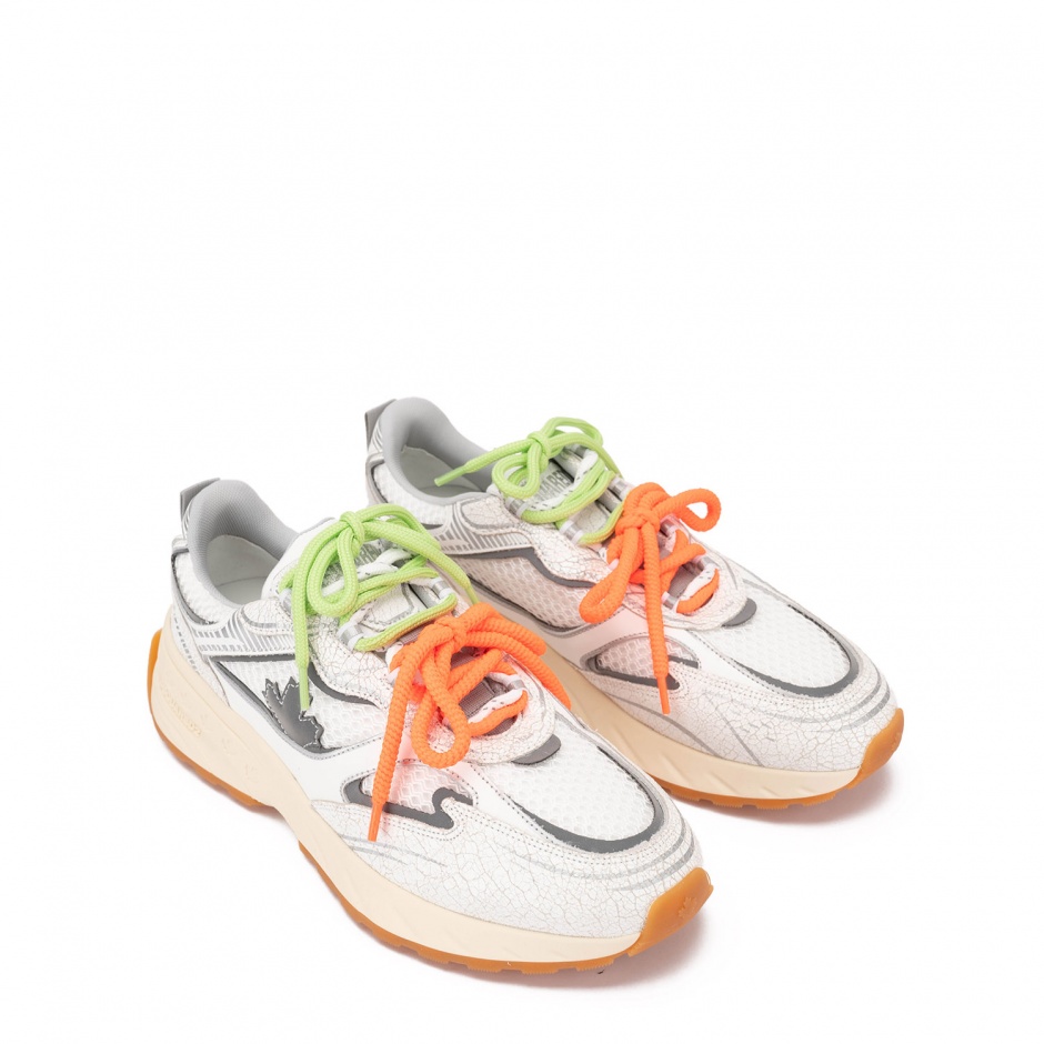 DSQUARED2 Мъжки бели маратонки Sprinter - изглед 2 - Pepina DSQUARED2 Мъжки бели маратонки Sprinter - изглед 2