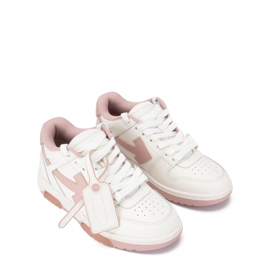 OFF-WHITE Дамски бели сникърси Out Of Office - изглед 2