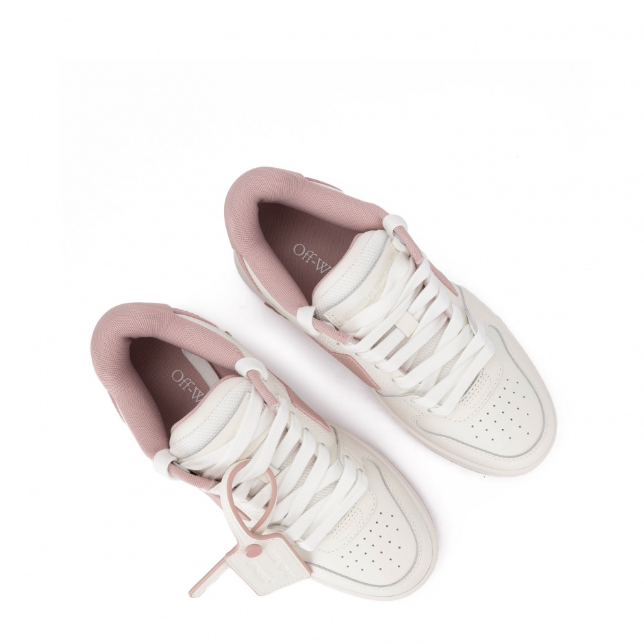 OFF-WHITE Дамски бели сникърси Out Of Office - изглед 3