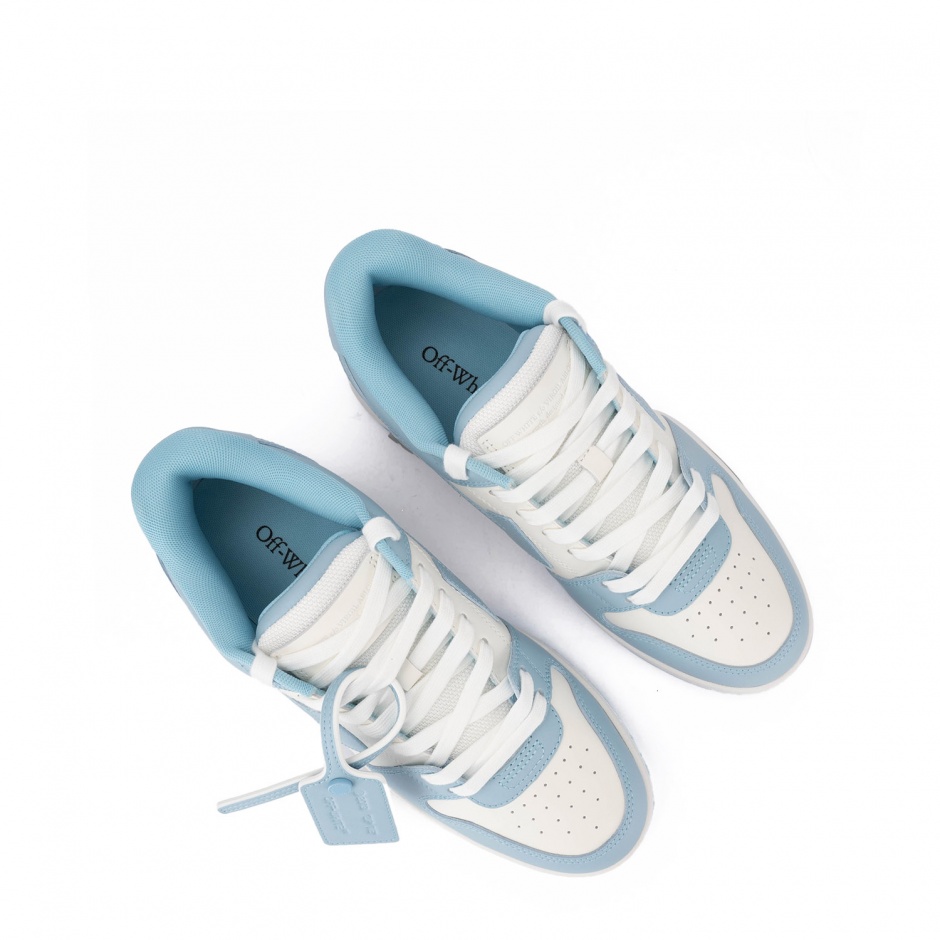 OFF-WHITE Мъжки сини сникърси Out Of Office - изглед 3 - Pepina OFF-WHITE Мъжки сини сникърси Out Of Office - изглед 3