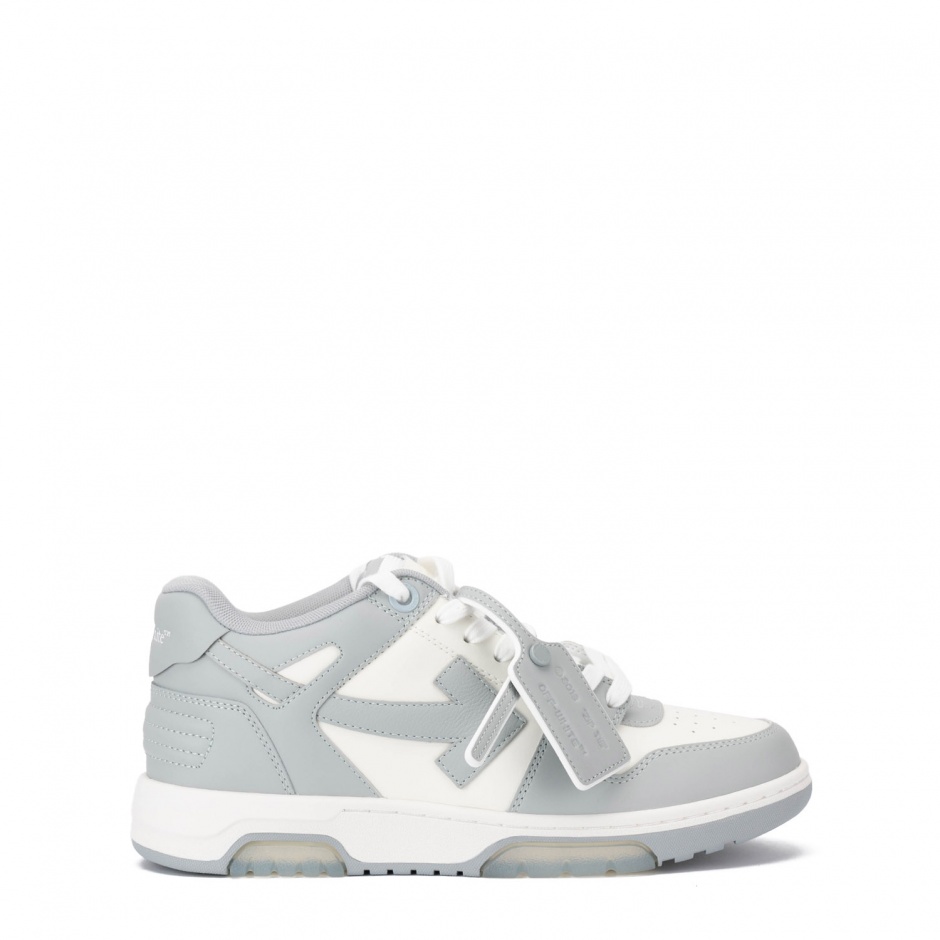OFF-WHITE Мъжки сиви сникърси Out Of Office - изглед 1 - Pepina OFF-WHITE Мъжки сиви сникърси Out Of Office - изглед 1