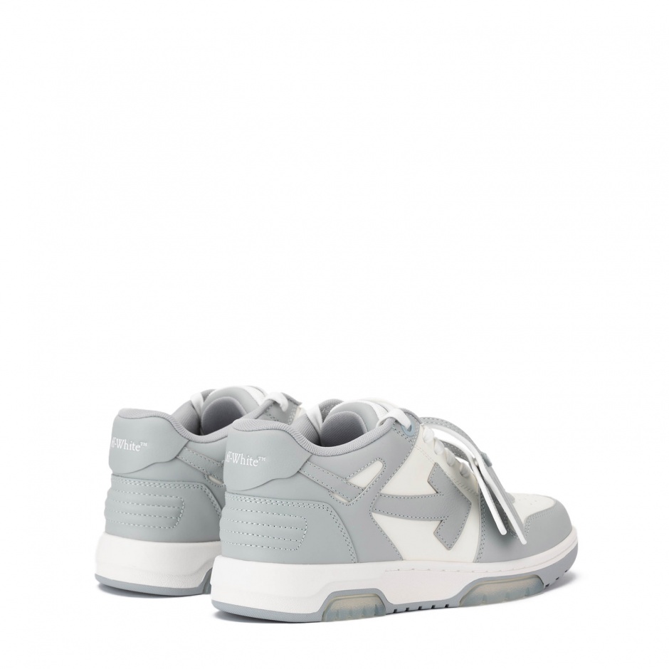 OFF-WHITE Мъжки сиви сникърси Out Of Office - изглед 5 - Pepina OFF-WHITE Мъжки сиви сникърси Out Of Office - изглед 5