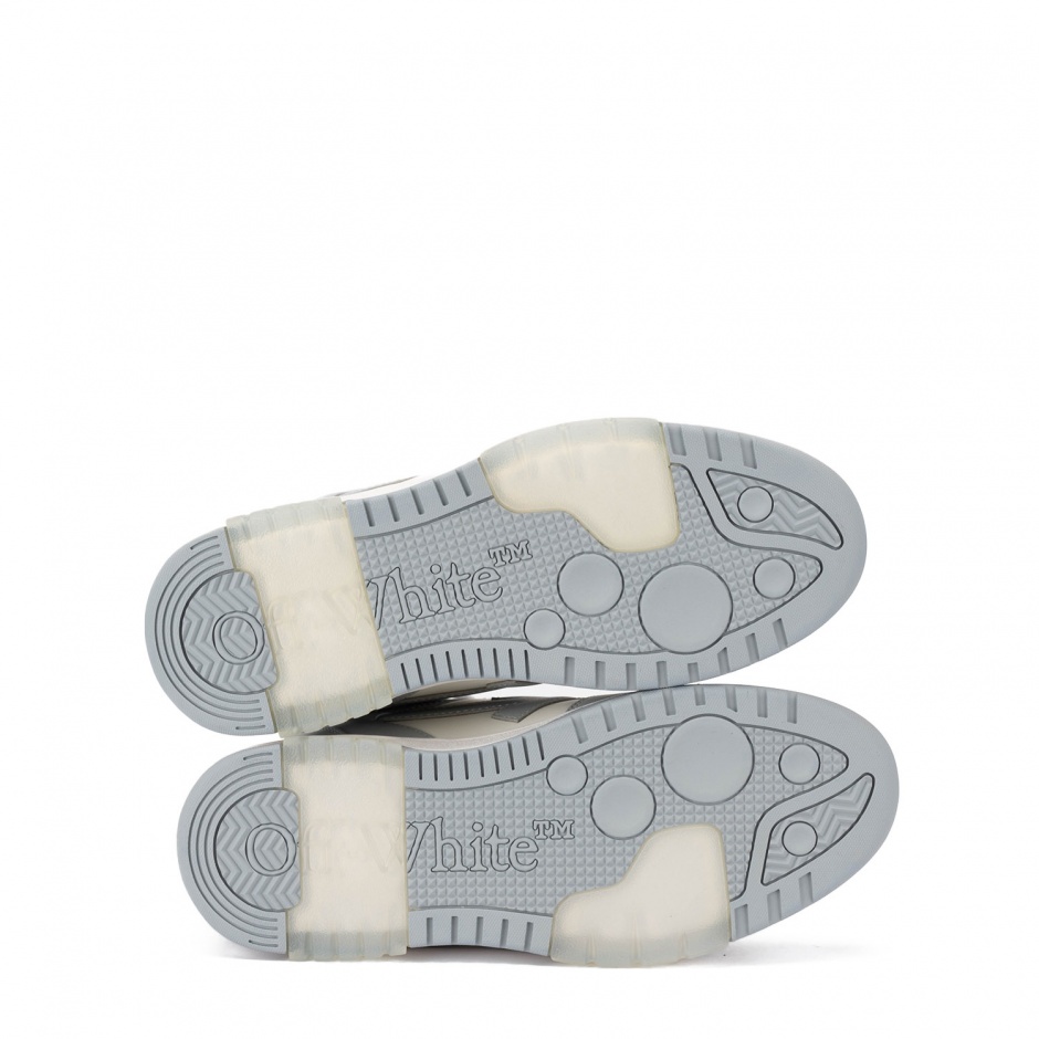 OFF-WHITE Мъжки сиви сникърси Out Of Office - изглед 4 - Pepina OFF-WHITE Мъжки сиви сникърси Out Of Office - изглед 4