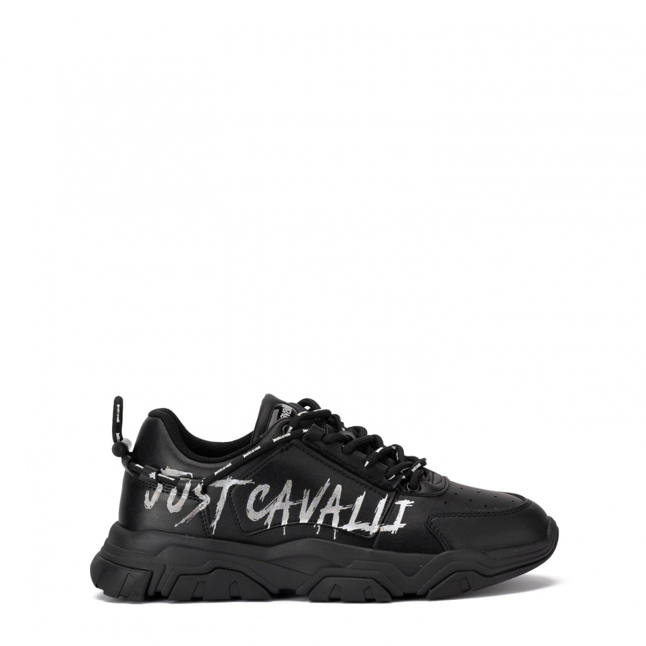 JUST CAVALLI Мъжки черни спортни обувки - изглед 1 - Pepina JUST CAVALLI Мъжки черни спортни обувки - изглед 1