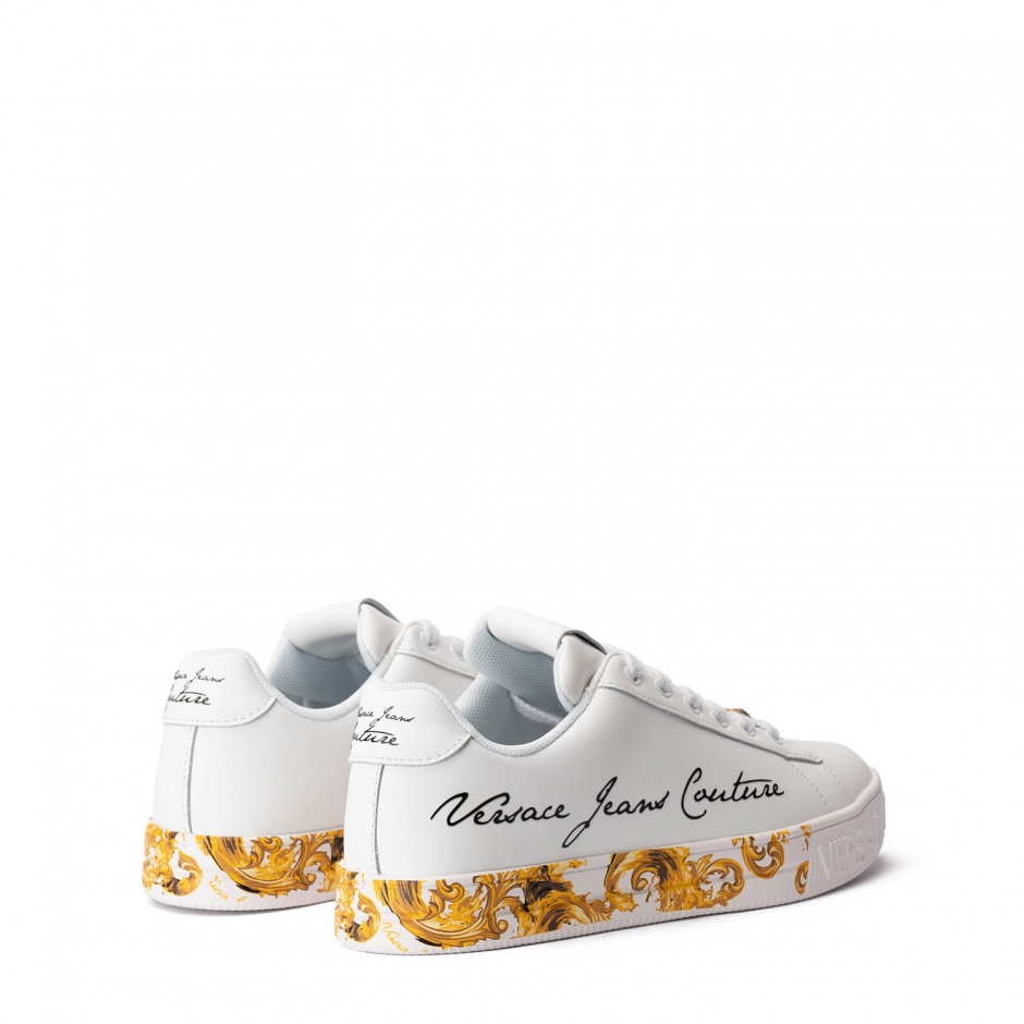 VERSACE JEANS Дамски бели кецове - изглед 3