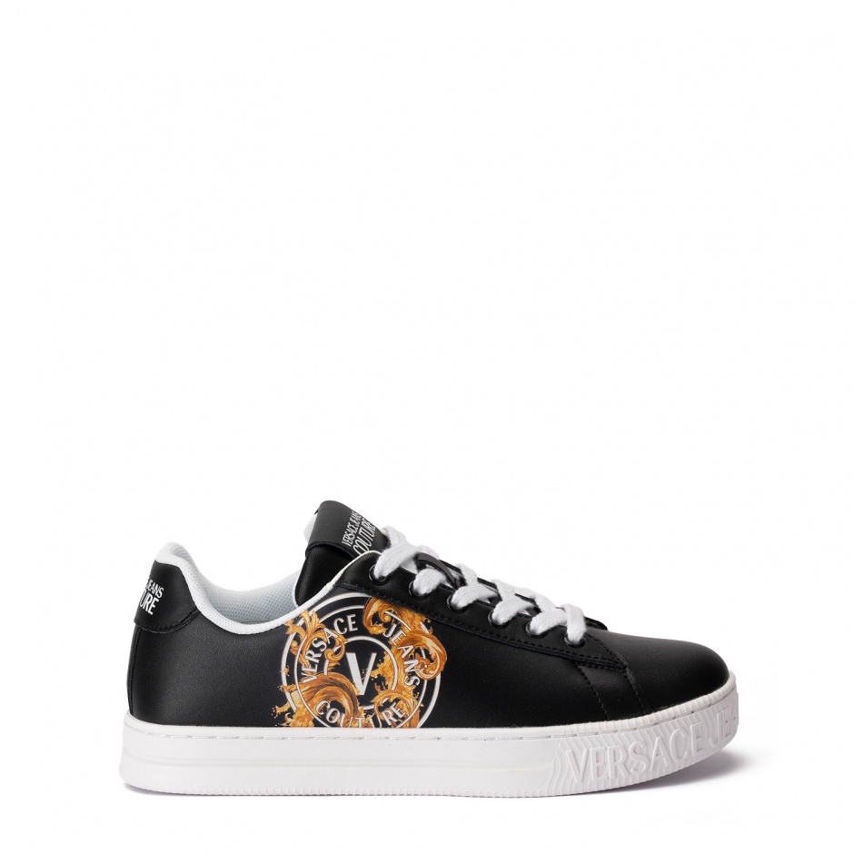 VERSACE JEANS Дамски черни кецове - изглед 1