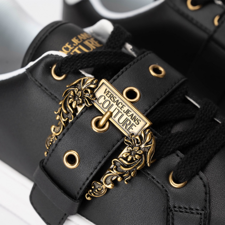 VERSACE JEANS Дамски черни кецове - изглед 4