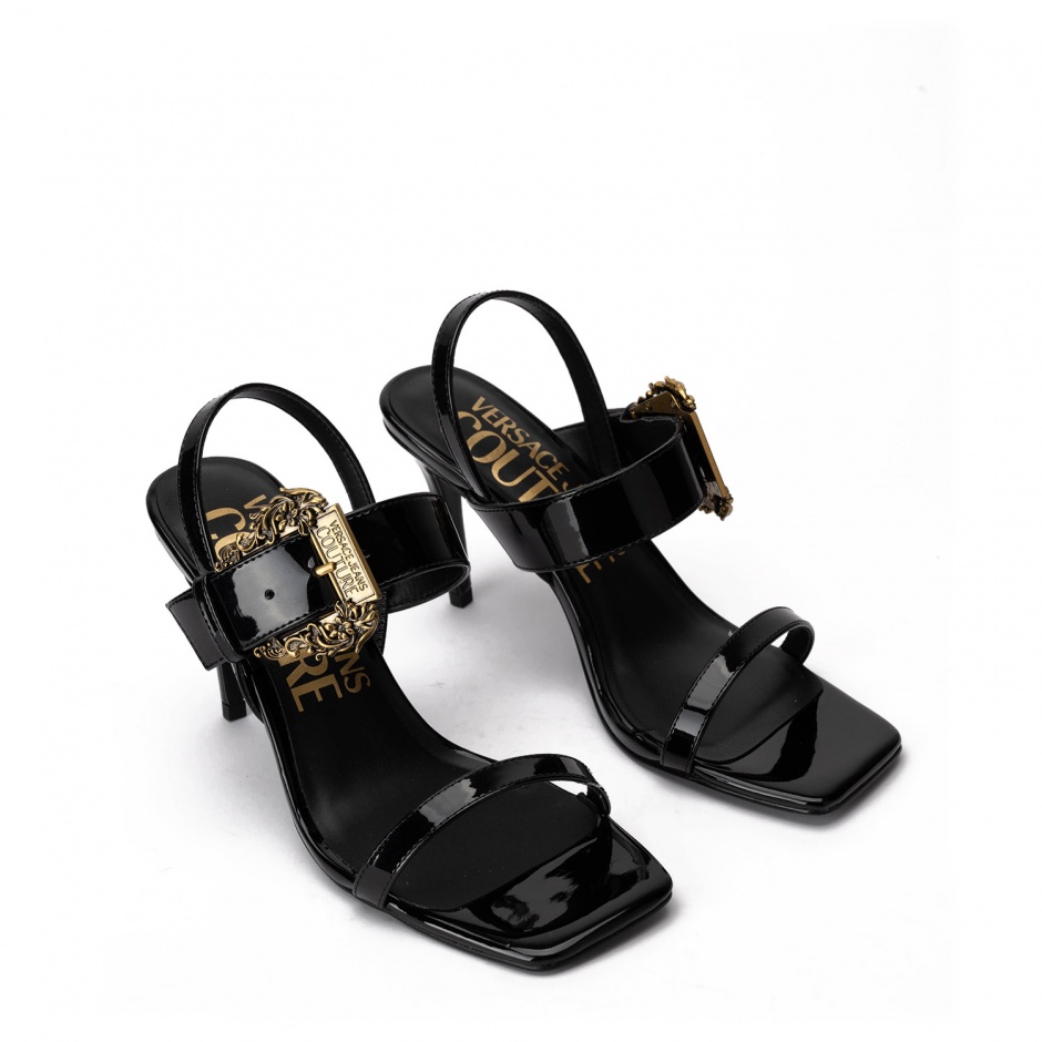 VERSACE JEANS Дамски черни сандали - изглед 2 - Pepina VERSACE JEANS Дамски черни сандали - изглед 2
