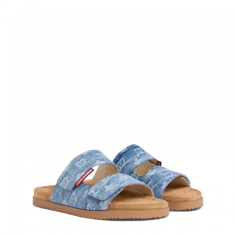 DSQUARED2 Мъжки чехли D2 Monogram - изглед 2