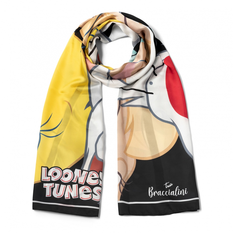 BRACCIALINI Дамски цветен шал Looney Tunes - изглед 2 - Pepina BRACCIALINI Дамски цветен шал Looney Tunes - изглед 2