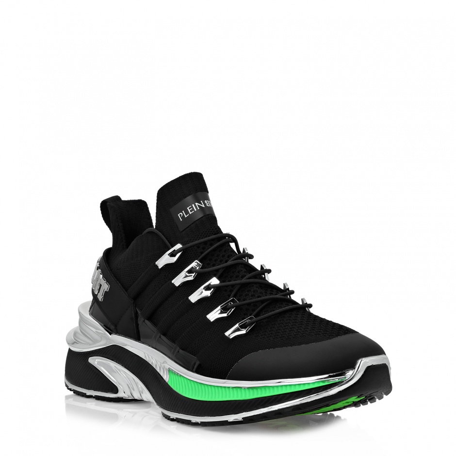 PLEIN SPORT Дамски черни маратонки RUNNER CHROME SURFER - изглед 2