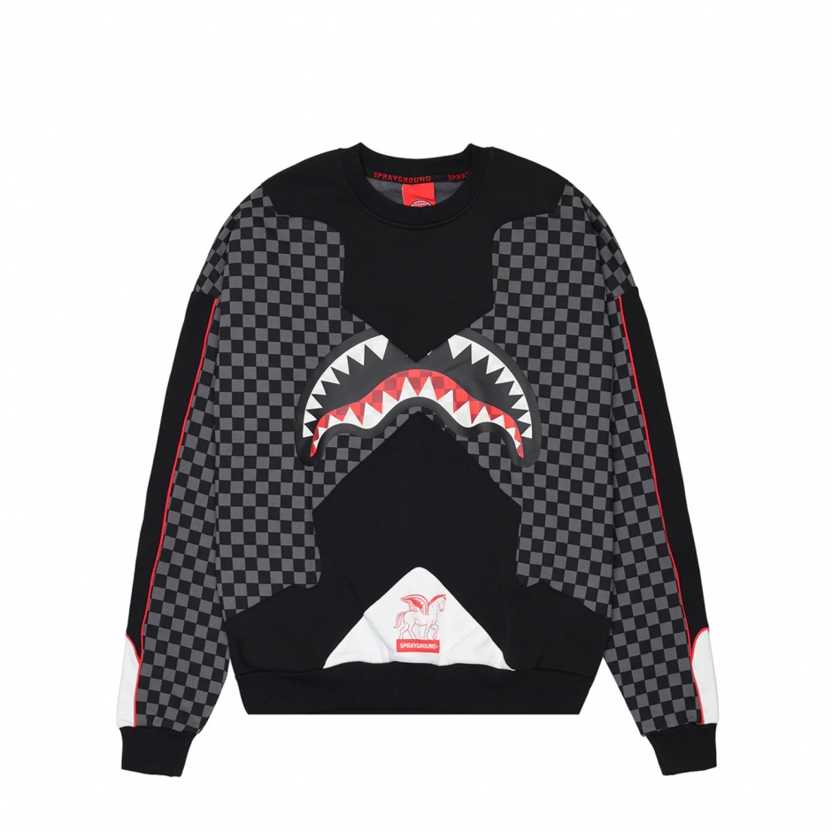 SPRAYGROUND Мъжки памучен суичър HEIR TO THRONE - изглед 1 - Pepina SPRAYGROUND Мъжки памучен суичър HEIR TO THRONE - изглед 1