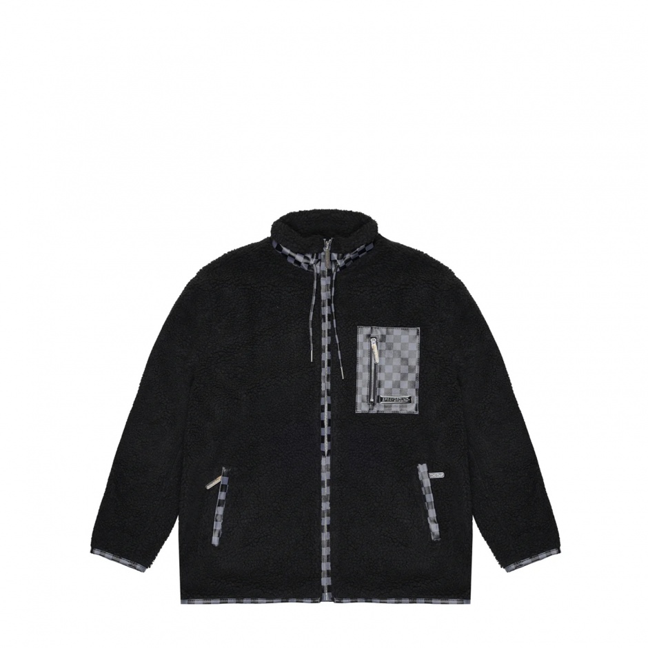 SPRAYGROUND Мъжко яке CHECKERED TEDDY JACKET - изглед 1