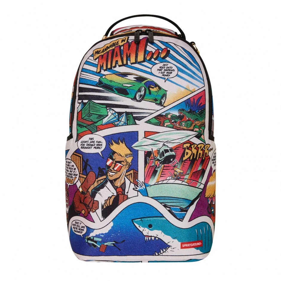 SPRAYGROUND Раница 305 RETRO COMIC - изглед 1 - Pepina SPRAYGROUND Раница 305 RETRO COMIC - изглед 1