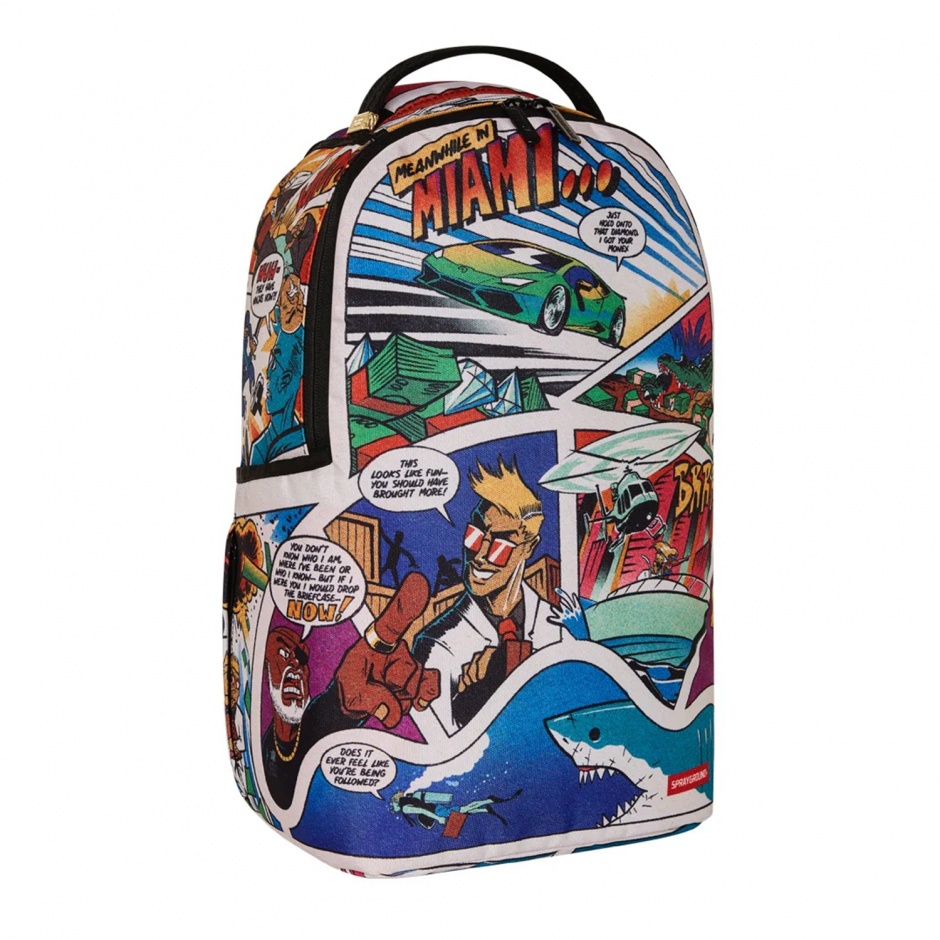 SPRAYGROUND Раница 305 RETRO COMIC - изглед 2 - Pepina SPRAYGROUND Раница 305 RETRO COMIC - изглед 2