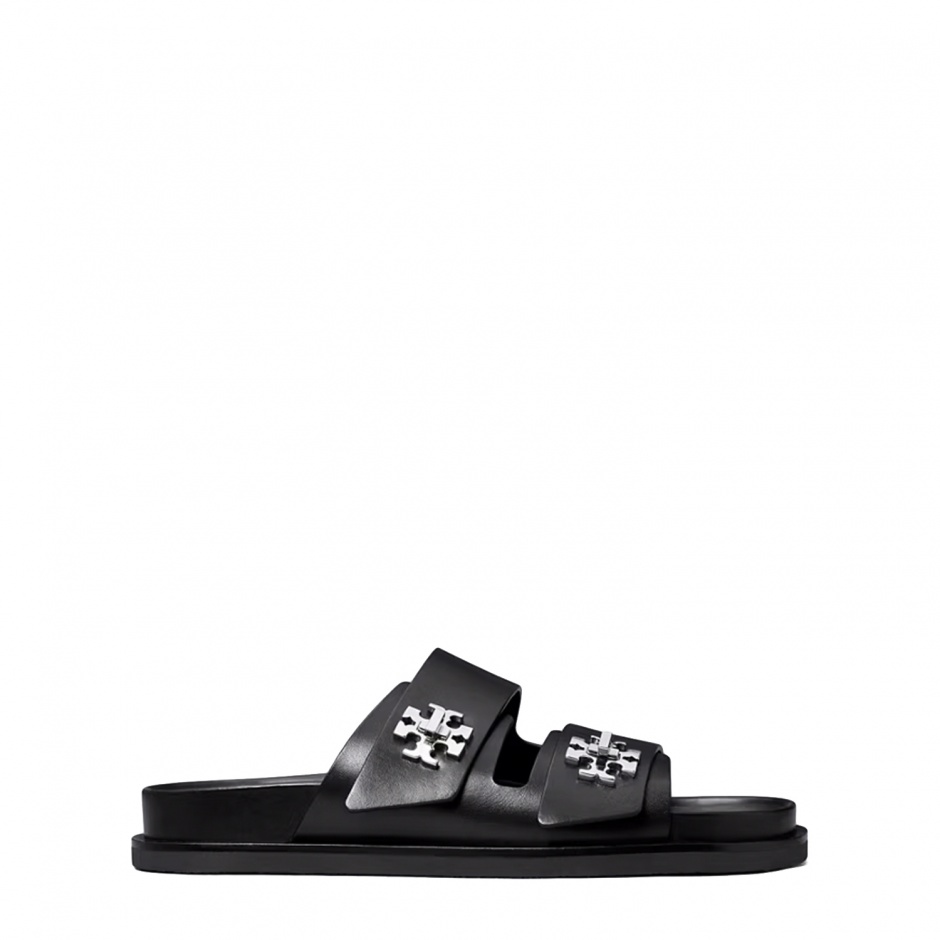 TORY BURCH Дамски кожени чехли TURNLOCK SPORT - изглед 1 - Pepina TORY BURCH Дамски кожени чехли TURNLOCK SPORT - изглед 1