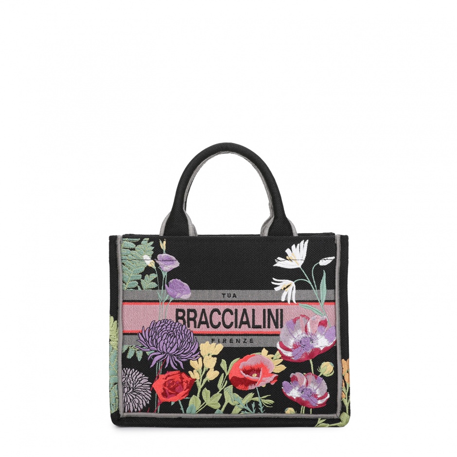 BRACCIALINI Дамска чанта с бродерия Queen Floral - изглед 1 - Pepina BRACCIALINI Дамска чанта с бродерия Queen Floral - изглед 1