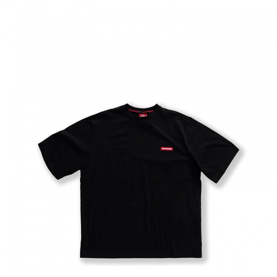 SPRAYGROUND Памучна черна тениска - изглед 1