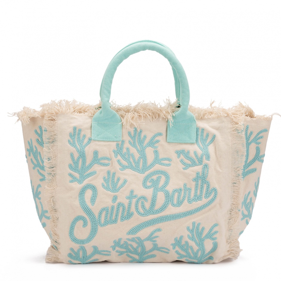 SAINT BARTH Плажна чанта с корали Vanity - изглед 1 - Pepina SAINT BARTH Плажна чанта с корали Vanity - изглед 1