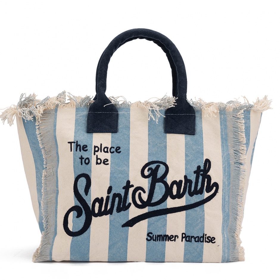 SAINT BARTH Плажна чанта райе Vanity - изглед 1 - Pepina SAINT BARTH Плажна чанта райе Vanity - изглед 1