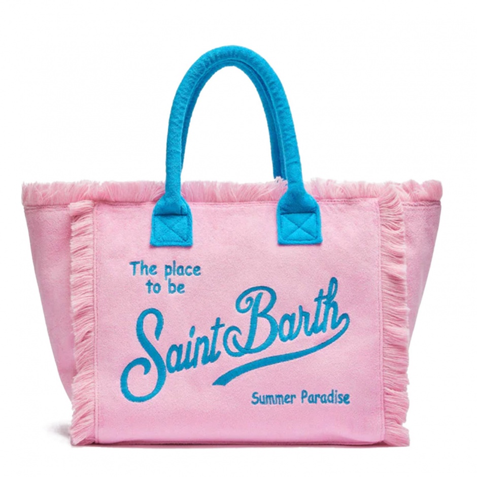 SAINT BARTH Розова плажна чанта Vanity - изглед 1 - Pepina SAINT BARTH Розова плажна чанта Vanity - изглед 1