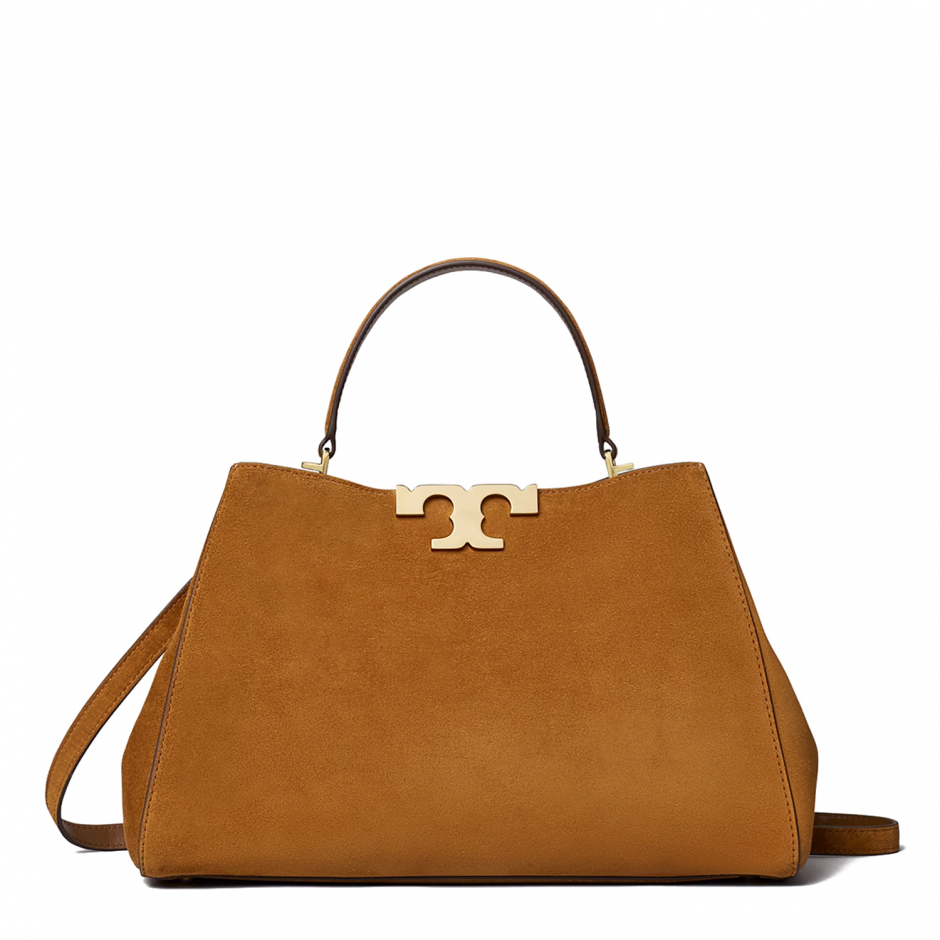 TORY BURCH Дамска кафява чанта Eleanor Satchel - изглед 1