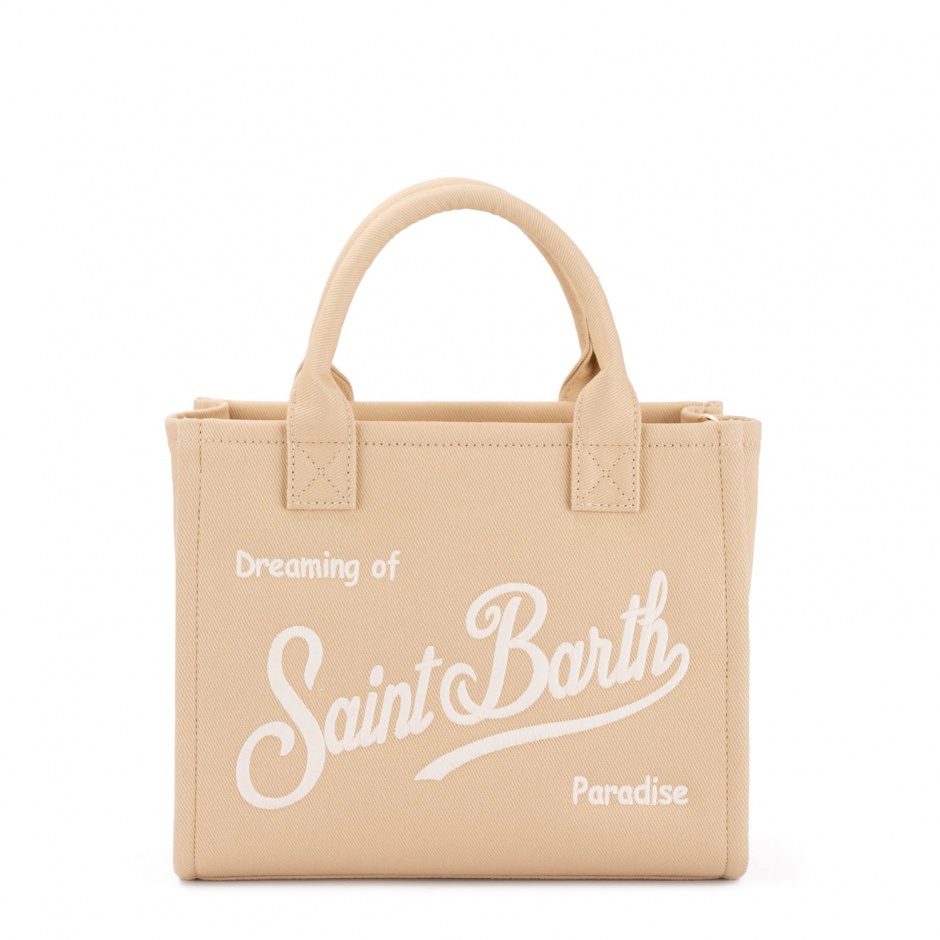 SAINT BARTH Дамска бежова чанта Vanity - изглед 1 - Pepina SAINT BARTH Дамска бежова чанта Vanity - изглед 1