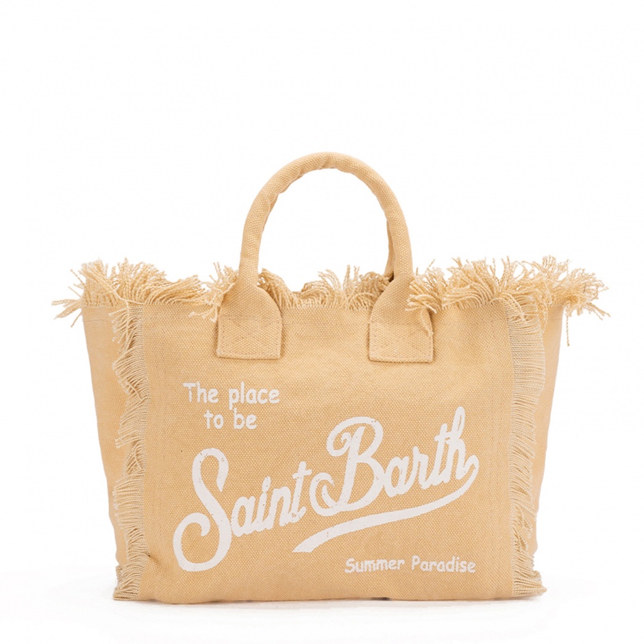 SAINT BARTH Бежова плажна чанта Colette - изглед 1 - Pepina SAINT BARTH Бежова плажна чанта Colette - изглед 1