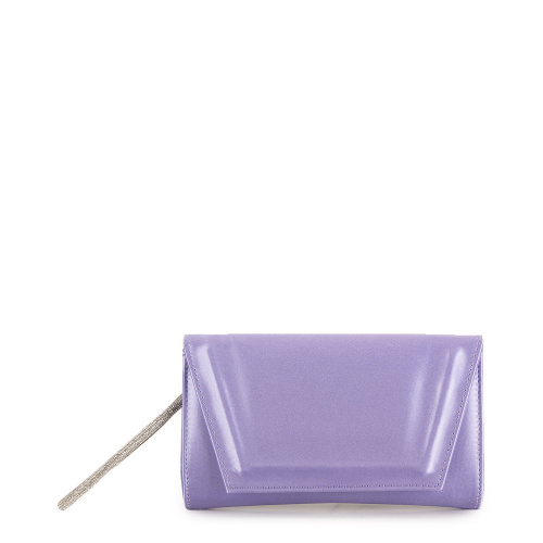 Дамска лилава чанта клъч